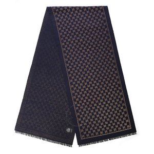 Gucci Scarf - Navy/Metallic